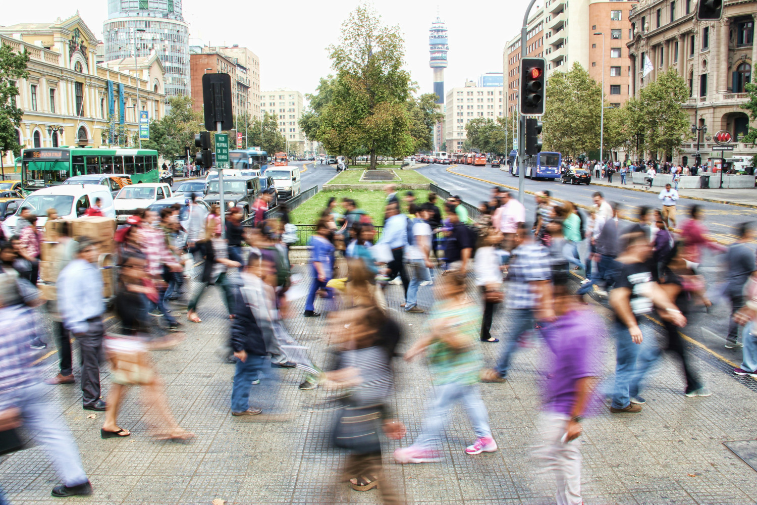 Persone in movimento